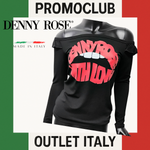 Блуза Denny Rose, черна, 96% вискоза,  4% еластан, Размер XS, Италия